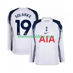 Camisola Tottenham Hotspur Solanke 19 Homem Equipamento Primeiro 2025-2026 Manga Comprida